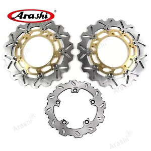 嵐 フロント リア ブレーキ ディスク ローター ヤマハ MT-09 TRACER ABS 850 2015 - 2020用 Arashi Front Rear Brake Disc Rotor for Yamaha MT-09 TRACER ABS 850 2015 - 2020 【並行輸入品】｜カスタムパーツ WORLD倉庫