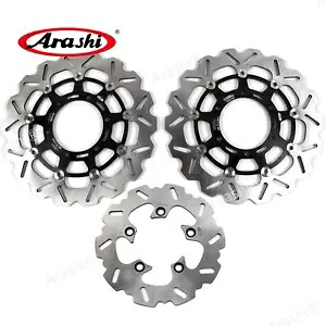 スズキ GSXR600 GSXR750 2008 - 2017 2011 2012 フロントリアブレーキディスクローター米国に適合 Fit Suzuki GSXR600 GSXR750 2008 - 2017 2011 2012 Front Rear Brake Disc Rotor USA 【並行輸入品】