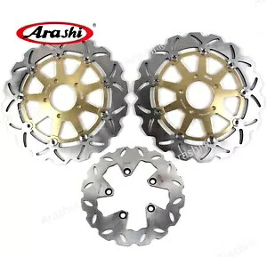 米国フロントリアブレーキローターフィットスズキハヤブサ GSX1300R 1999 - 2007 2006 2005 US Front Rear Brake Rotor Fit Suzuki Hayabusa GSX1300R 1999 - 2007 2006 2005 【並行輸入品】