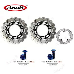 フロントリアブレーキディスクローターボルトネジヤマハ FZ-09 850 2014 - 2017 2015 Front Rear Brake Disc Rotor Bolts Screws for Yamaha FZ-09 850 2014 - 2017 2015 【並行輸入品】