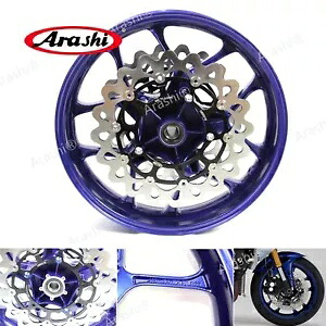 ヤマハ YZF R1 R1M 2015 - 2021 2016 2017 2018 フロントホイールリム & ブレーキディスクに適合 Fit Yamaha YZF R1 R1M 2015 - 2021 2016 2017 2018 Front Wheel Rim & Brake Discs 【並行輸入品】