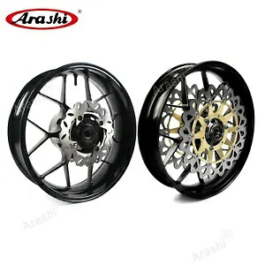 ホンダ CBR1000RR 2006 2007 フロントリアブラックホイールリムゴールドブレーキローターディスク For Honda CBR1000RR 2006 2007 Front Rear Black Wheel Rim Gold Brake Rotor Disc 【並行輸入品】|カスタムパーツ WORLD倉庫