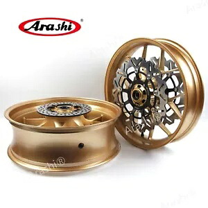 ホンダ CBR600RR 2007 - 2017 フロントリアホイールリムリムとブレーキディスクローター用 For Honda CBR600RR 2007 - 2017 Front Rear Wheel Rim Rims and Brake Disc Rotor 【並行輸入品】