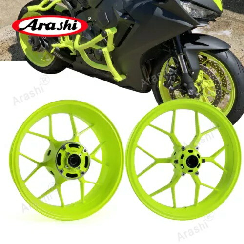 ネオンイエローフロントリアホイールリムホンダ CBR1000RR 2008 - 2016 2009 2010 2011 Neon Yellow Front Rear Wheel Rim For Honda CBR1000RR 2008 - 2016 2009 2010 2011 【並行輸入品】
