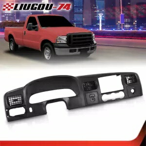 2005 2006 2007 フォード F-250 ダッシュベゼル ダッシュボード ブラック サラウンドに適合。 Fit For 2005 2006 2007 Ford F-250 Dash Bezel Dash Board Black Surround 【並行輸入品】