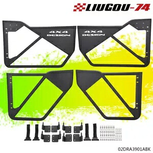 鉄フロント + リアチューブドアジープラングラー JK 4 Dr カーアクセサリー 07-18 用 Iron Front + Rear Tube Door Fit For Jeep Wrangler JK 4 Dr Car Accessories 07-18 【並行輸入品】 59,400円