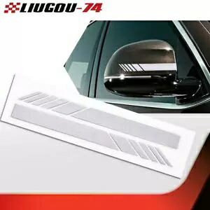カーアクセサリーに適合シルバーバックミラー 5D ステッカービニールストライプデカールキット Fit For Car Accessories Silver Rearview Mirror 5D Sticker Vinyl Stripe Decal Kit 【並行輸入品】 32,175円
