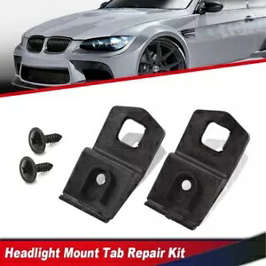 ヘッドライトマウントタブ修理キット 07-13 BMW E92 E93 クーペ コンバーチブル 2-D に適合 Headlight Mount Tab Repair Kit Fits For 07-13 BMW E92 E93 Coupe Convertible 2-D 【並行輸入品】