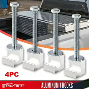 ピックアップレール取り付けクランプタイダウントラックツールボックスマウントJフックセット4個に適合 Fit For Pickup Rail Mounting Clamp Tiedown Truck Tool Box Mount J Hook Set 4PCS 【並行輸入品】｜カスタムパーツ WORLD倉庫 22,649円