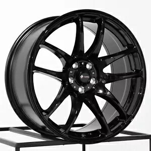 18x8.5 Vors TR4 5x114.3 35 ブラック ホイール リム 73.1 1 本 One 18x8.5 Vors TR4 5x114.3 35 Black Wheel Rim 73.1 【並行輸入品】