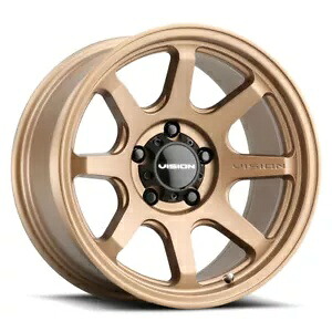 17x8 Vision 351 Flow 5x114.3 30 ブロンズ ホイール リム 76.1 1 本 One 17x8 Vision 351 Flow 5x114.3 30 Bronze Wheel Rim 76.1 【並行輸入品】