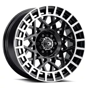 17x8 Vision 349 Savage 5x100 40 ブラック機械加工リップ ホイール リム 72.1 個 One 17x8 Vision 349 Savage 5x100 40 Black Machined Lip Wheel Rim 72.1 【並行輸入品】