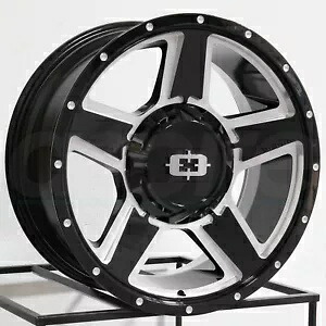 15x6 Vision HD 390 Empire 5x114.3/5x5 0 ブラック ミルド ホイール リム 83 アロイ 1 本 One 15x6 Vision HD 390 Empire 5x114.3/5x5 0 Black Milled Wheel Rim 83 Alloy 【並行輸入品】