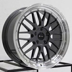 18x8 Vors VR8 5x114.3 35 ハイパーブラック ホイール リム 73.1 1 本 One 18x8 Vors VR8 5x114.3 35 Hyper Black Wheel Rim 73.1 【並行輸入品】