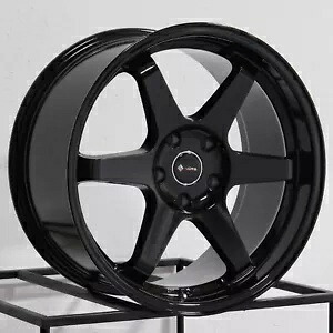 18x9.5 Vors TR37 5x114.3 35 ブラック ホイール リム 73.1 1 本 One 18x9.5 Vors TR37 5x114.3 35 Black Wheel Rim 73.1 【並行輸入品】