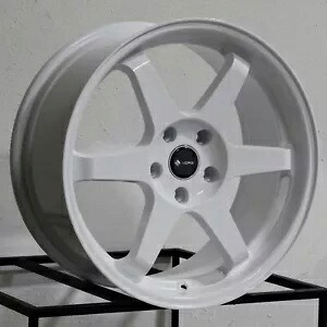 18x9.5 Vors TR37 5x114.3 22 ホワイト ホイール リム 73.1 1 本 One 18x9.5 Vors TR37 5x114.3 22 White Wheel Rim 73.1 【並行輸入品】