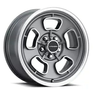 17x9 Vision 148 シフト 5x4.75/5x120.65 0 グレー ホイール リム 83 1 本 One 17x9 Vision 148 Shift 5x4.75/5x120.65 0 Grey Wheel Rim 83 【並行輸入品】｜カスタムパーツ WORLD倉庫