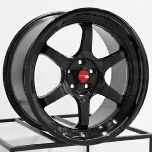 1 つの 18x9.5 Aodhan AH08 AH8 5x114.3 30 グロスブラック ホイール リム 73.1 One 18x9.5 Aodhan AH08 AH8 5x114.3 30 Gloss Black Wheel Rim 73.1 【並行輸入品】