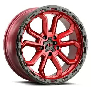 16x8 Vision 405 Korupt 5x4.5 0 レッド ブラック ホイール リム 83 1 本 One 16x8 Vision 405 Korupt 5x4.5 0 Red Black Wheel Rim 83 【並行輸入品】