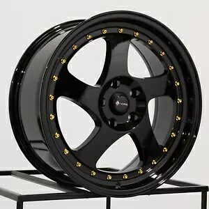18x8 Vors VR2 5x114.3 35 ブラック ホイール リム 73.1 1 本 One 18x8 Vors VR2 5x114.3 35 Black Wheel Rim 73.1 【並行輸入品】