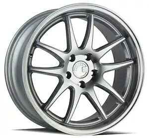 18x8.5 Aodhan DS02 DS2 5x100 35 シルバー機械加工ホイール リム 73.1 1 本 One 18x8.5 Aodhan DS02 DS2 5x100 35 Silver Machined Wheel Rim 73.1 【並行輸入品】