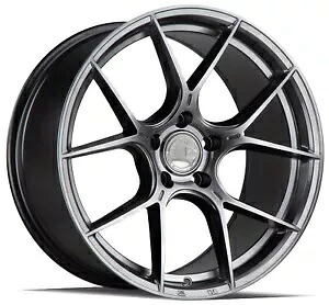 18x8.5 Aodhan AH11 5x114.3 35 ハイパーブラック ホイール リム 73.1 1 本 One 18x8.5 Aodhan AH11 5x114.3 35 Hyper Black Wheel Rim 73.1 【並行輸入品】