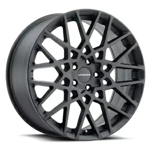 17x8 Vision 474 リコイル 5x108 38 サテンブラック ホイール リム 73.1 個 1 個 One 17x8 Vision 474 Recoil 5x108 38 Satin Black Wheel Rim 73.1 【並行輸入品】