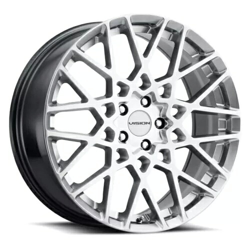 17x8 Vision 474 リコイル 5x114.3 38 ハイパーシルバー ホイール リム 73.1 個 1 個 One 17x8 Vision 474 Recoil 5x114.3 38 Hyper Silver Wheel Rim 73.1 【並行輸入品】