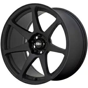 1 つの 17x8 モテギ MR154 バトル 5x100 43 マット ブラック ホイール リム 72.56 One 17x8 Motegi MR154 Battle 5x100 43 Matte Black Wheel Rim 72.56 【並行輸入品】