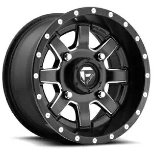 1 つの 15x10 燃料 D538 マーベリック UTV 4x137 0 マットブラックミルドホイールリム 110.2 One 15x10 Fuel D538 Maverick UTV 4x137 0 Matte Black Milled Wheel Rim 110.2 【並行輸入品】｜カスタムパーツ WORLD倉庫