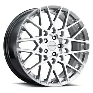 18x8 Vision 474 リコイル 5x108 38 ハイパーシルバー ホイール リム 73.1 個 1 個 One 18x8 Vision 474 Recoil 5x108 38 Hyper Silver Wheel Rim 73.1 【並行輸入品】