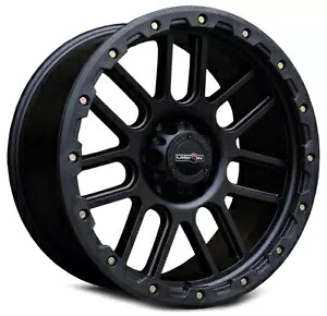 17x9 Vision 111 Nemesis 8x6.5/8x165.1 -12 マットブラック ホイール リム 125.2 1 本 One 17x9 Vision 111 Nemesis 8x6.5/8x165.1 -12 Matte Black Wheel Rim 125.2 【並行輸入品】|カスタムパーツ WORLD倉庫