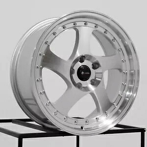 18x8 Vors VR2 5x114.3 35 シルバー ホイール リム 73.1 1 本 One 18x8 Vors VR2 5x114.3 35 Silver Wheel Rim 73.1 【並行輸入品】｜カスタムパーツ WORLD倉庫