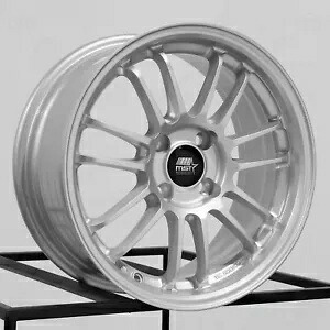 1 つの 18x9.5 MST MT45 5x100 38 光沢のあるシルバー ホイール リム 73.1 One 18x9.5 MST MT45 5x100 38 Glossy Silver Wheel Rim 73.1 【並行輸入品】