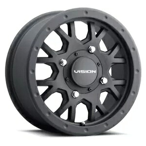 15x6 Vision ATV GV8 Invader 4x156 38 サテンブラック ホイール リム 131.1 1 台 One 15x6 Vision ATV GV8 Invader 4x156 38 Satin Black Wheel Rim 131.1 【並行輸入品】