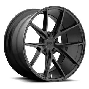 17x8 ニッチ M117 ミサノ 5x100 40 マットブラック ホイール リム 66.06 個 1 個 One 17x8 Niche M117 Misano 5x100 40 Matte Black Wheel Rim 66.06 【並行輸入品】