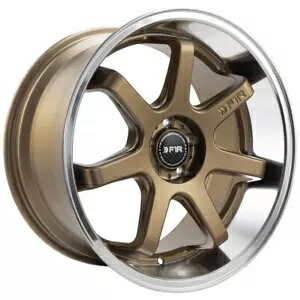 18x8.5 F1R FC7 5x114.3 38 サテンブロンズポリッシュリップホイールリム 73.1 個 One 18x8.5 F1R FC7 5x114.3 38 Satin Bronze Polish Lip Wheel Rim 73.1 【並行輸入品】