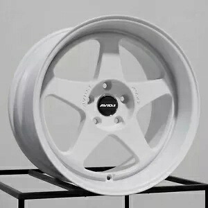 1 つの 18x9.5 AVID1 AV42 5x114.3 35 ホワイト ホイール リム 73.1 One 18x9.5 AVID1 AV42 5x114.3 35 White Wheel Rim 73.1 【並行輸入品】