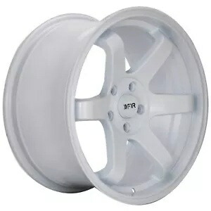 18x8.5 F1R F106 5x114.3 35 ホワイト ホイール リム 73.1 1 本 One 18x8.5 F1R F106 5x114.3 35 White Wheel Rim 73.1 【並行輸入品】