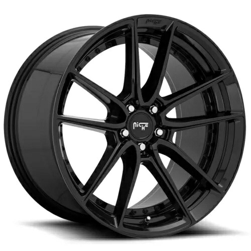 17x8 ニッチ M223 DFS 5x114.3 40 ブラック ホイール リム 72.56 1 本 One 17x8 Niche M223 DFS 5x114.3 40 Black Wheel Rim 72.56 【並行輸入品】