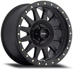 15x8 メソッド MR304 ダブルスタンダード 5x114.3 -24 ブラック ホイール リム 83 1 本 One 15x8 Method MR304 Double Standard 5x114.3 -24 Black Wheel Rim 83 【並行輸入品】｜カスタムパーツ WORLD倉庫
