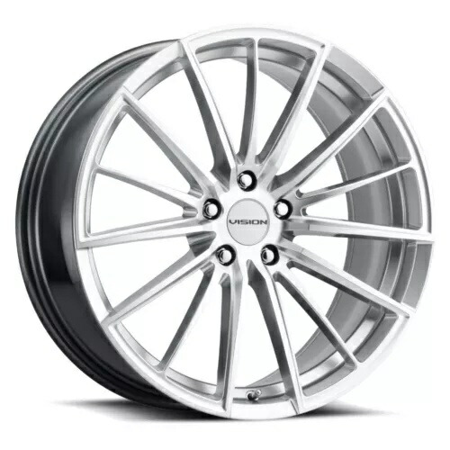 18x8 Vision 473 軸 5x120 38 ハイパーシルバー ホイール リム 73.1 個 One 18x8 Vision 473 Axis 5x120 38 Hyper Silver Wheel Rim 73.1 【並行輸入品】