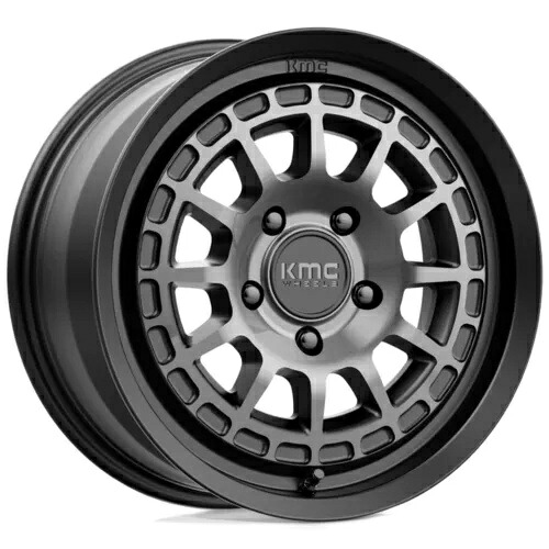 1 つの 17x8 KMC KM719 キャニオン 6x5.5/6x139.7 35 ブラック グレー ホイール リム 100.3 One 17x8 KMC KM719 Canyon 6x5.5/6x139.7 35 Black Gray Wheel Rim 100.3 【並行輸入品】