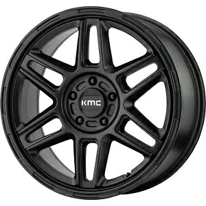 1 つの 17x8 KMC KM716 Nomad 5x114.3 38 サテンブラック ホイール リム 72.56 One 17x8 KMC KM716 Nomad 5x114.3 38 Satin Black Wheel Rim 72.56 【並行輸入品】