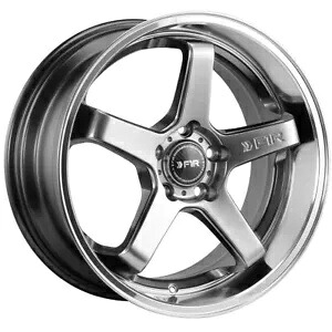 1 つの 18x8.5 F1R FC5 5x112 42 ハイパー ブラック ポリッシュ リップ ホイール リム 66.6 One 18x8.5 F1R FC5 5x112 42 Hyper Black Polish Lip Wheel Rim 66.6 【並行輸入品】