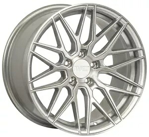 1 つの 18x8.5 F1R F103 5x114.3 38 ブラッシュシルバー ホイール リム 73.1 One 18x8.5 F1R F103 5x114.3 38 Brushed Silver Wheel Rim 73.1 【並行輸入品】