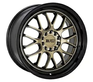 18x8.5 F1R F21 v2 5x112/5x114.3 45 ブロンズ ブラック リップ ホイール リム 73.1 合金 1 本 One 18x8.5 F1R F21 v2 5x112/5x114.3 45 Bronze Black Lip Wheel Rim 73.1 Alloy 【並行輸入品】