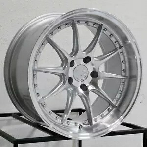 19x9.5 Aodhan DS07 DS7 5x114.3 22 シルバー機械加工ホイール リム 73.1 1 本 One 19x9.5 Aodhan DS07 DS7 5x114.3 22 Silver Machined Wheel Rim 73.1 【並行輸入品】