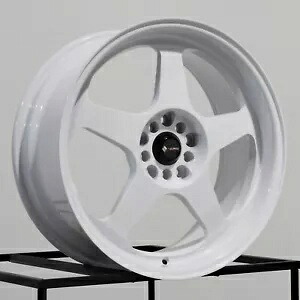 17x8 Vors SP1 4x100/4x114.3 30 ホワイト ホイール リム 73.1 1 本 One 17x8 Vors SP1 4x100/4x114.3 30 White Wheel Rim 73.1 【並行輸入品】
