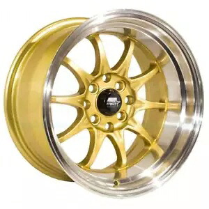 15x8 MST MT11 4x100/4x114.3 0 ゴールド ホイール リム 73.1 1 本 One 15x8 MST MT11 4x100/4x114.3 0 Gold Wheel Rim 73.1 【並行輸入品】